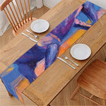 Sunset Horse Painting Print Table Runner