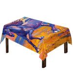 Sunset Horse Painting Print Tablecloth