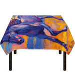 Sunset Horse Painting Print Tablecloth