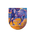 Sunset Horse Painting Print Toilet Lid Cover