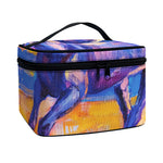 Sunset Horse Painting Print Travel Makeup Bag