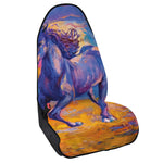 Sunset Horse Painting Print Waterproof Car Seat Cover