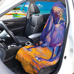 Sunset Horse Painting Print Waterproof Car Seat Cover