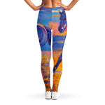 Sunset Horse Painting Print Women's Leggings