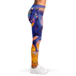 Sunset Horse Painting Print Women's Leggings