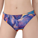 Sunset Horse Painting Print Women's Panties