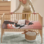 Sunset Japanese Samurai Print Baby Crib Sheet