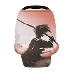 Sunset Japanese Samurai Print Baby Seat Cover