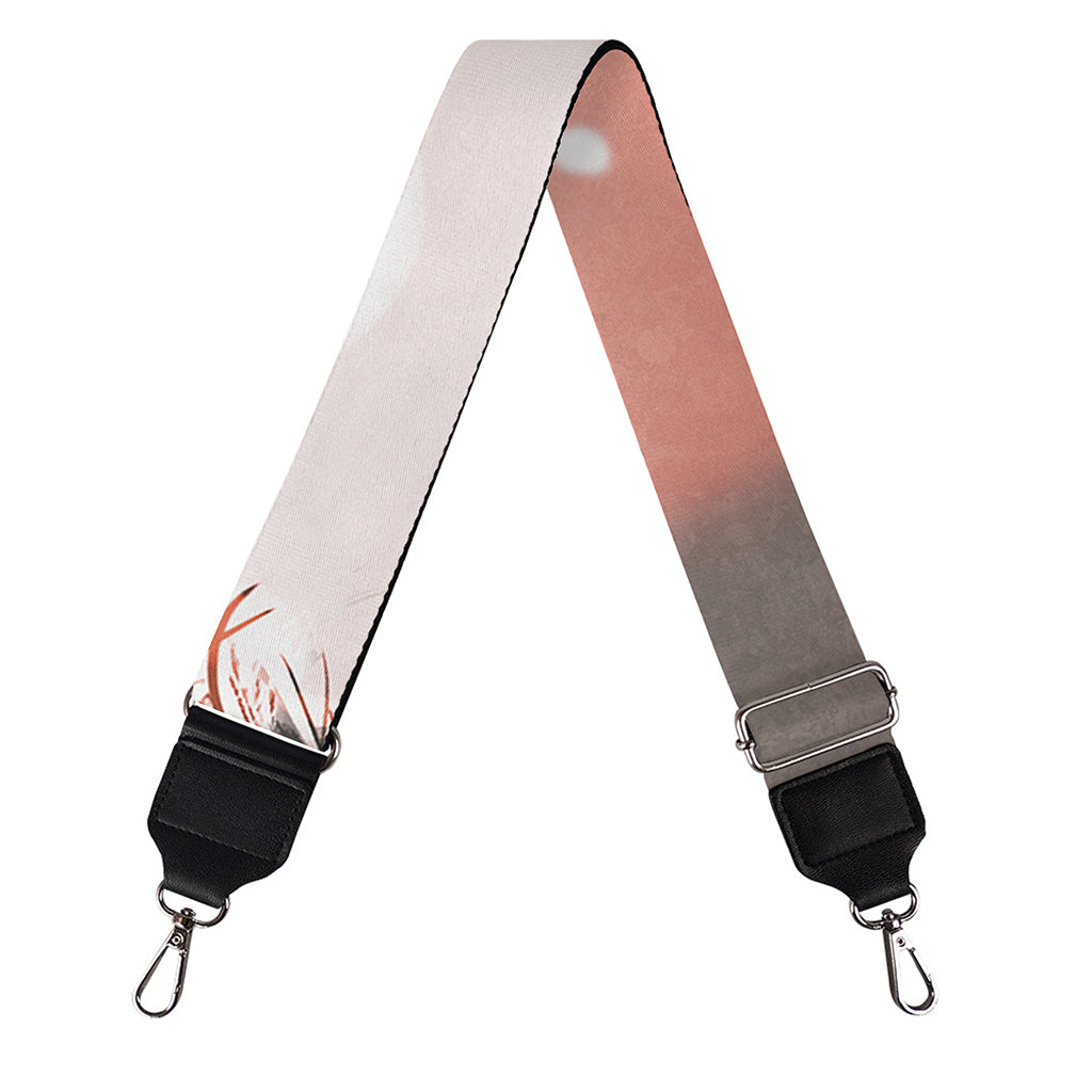 Sunset Japanese Samurai Print Bag Strap