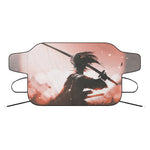 Sunset Japanese Samurai Print Car Windshield Snow Cover