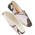 Sunset Japanese Samurai Print Casual Shoes