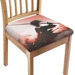 Sunset Japanese Samurai Print Chair Cushion Cover