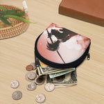 Sunset Japanese Samurai Print Coin Purse