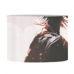 Sunset Japanese Samurai Print Drum Lamp Shade