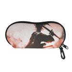 Sunset Japanese Samurai Print Glasses Case