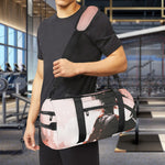 Sunset Japanese Samurai Print Gym Bag
