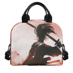 Sunset Japanese Samurai Print Insulated Lunch Bag
