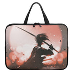 Sunset Japanese Samurai Print Laptop Sleeve With Handle