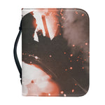 Sunset Japanese Samurai Print Leather Bible Cover