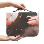 Sunset Japanese Samurai Print Leather Bible Cover