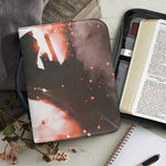 Sunset Japanese Samurai Print Leather Bible Cover