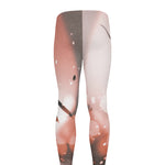 Sunset Japanese Samurai Print Men's leggings