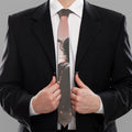 Sunset Japanese Samurai Print Necktie