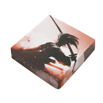 Sunset Japanese Samurai Print Outdoor Seat Cushion Cover