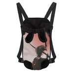 Sunset Japanese Samurai Print Pet Carrier Backpack
