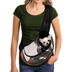 Sunset Japanese Samurai Print Pet Sling Carrier