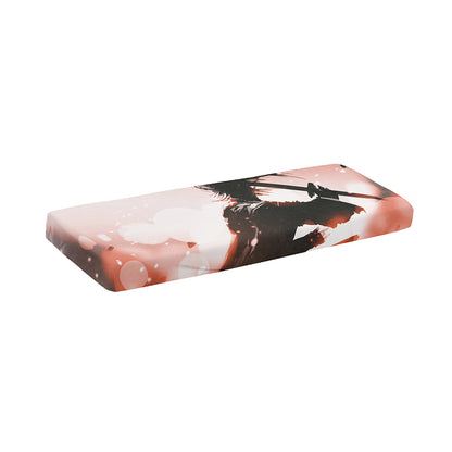 Sunset Japanese Samurai Print Piano Keyboard Cover