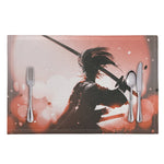 Sunset Japanese Samurai Print Placemat