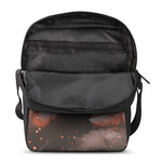 Sunset Japanese Samurai Print Rectangular Crossbody Bag