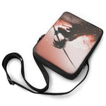 Sunset Japanese Samurai Print Rectangular Crossbody Bag