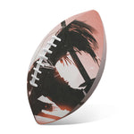 Sunset Japanese Samurai Print Rugby Ball