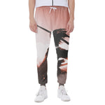 Sunset Japanese Samurai Print Scuba Joggers
