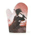 Sunset Japanese Samurai Print Single Oven Mitt
