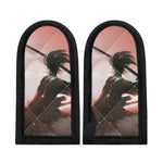 Sunset Japanese Samurai Print Skillet Handle Cover