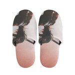 Sunset Japanese Samurai Print Slippers