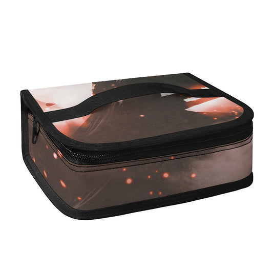 Sunset Japanese Samurai Print Small Lunch Bag