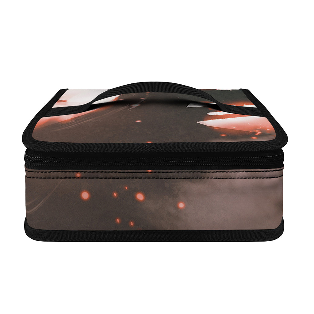 Sunset Japanese Samurai Print Small Lunch Bag