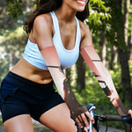 Sunset Japanese Samurai Print Sun Protection Arm Sleeves