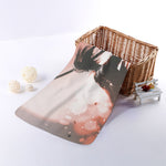 Sunset Japanese Samurai Print Towel