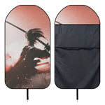 Sunset Japanese Samurai Print Waterproof Car Seat Cover