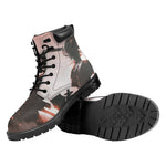 Sunset Japanese Samurai Print Work Boots