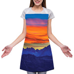 Sunset Mountain Print Adjustable Apron