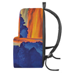 Sunset Mountain Print Backpack
