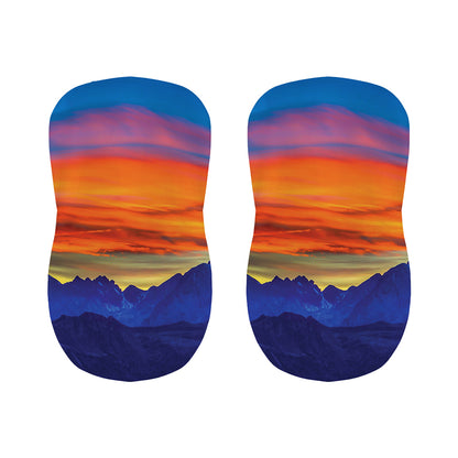 Sunset Mountain Print Bar Stool Covers