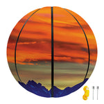 Sunset Mountain Print Basketball