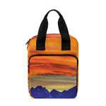 Sunset Mountain Print Bible Tote Bag